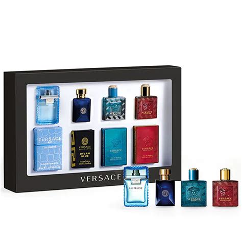 mini set de perfumes versace|versace deluxe miniature gift set.